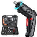45-Piece USB Rechargeable Cordless Screwdriver Kit with LED Light