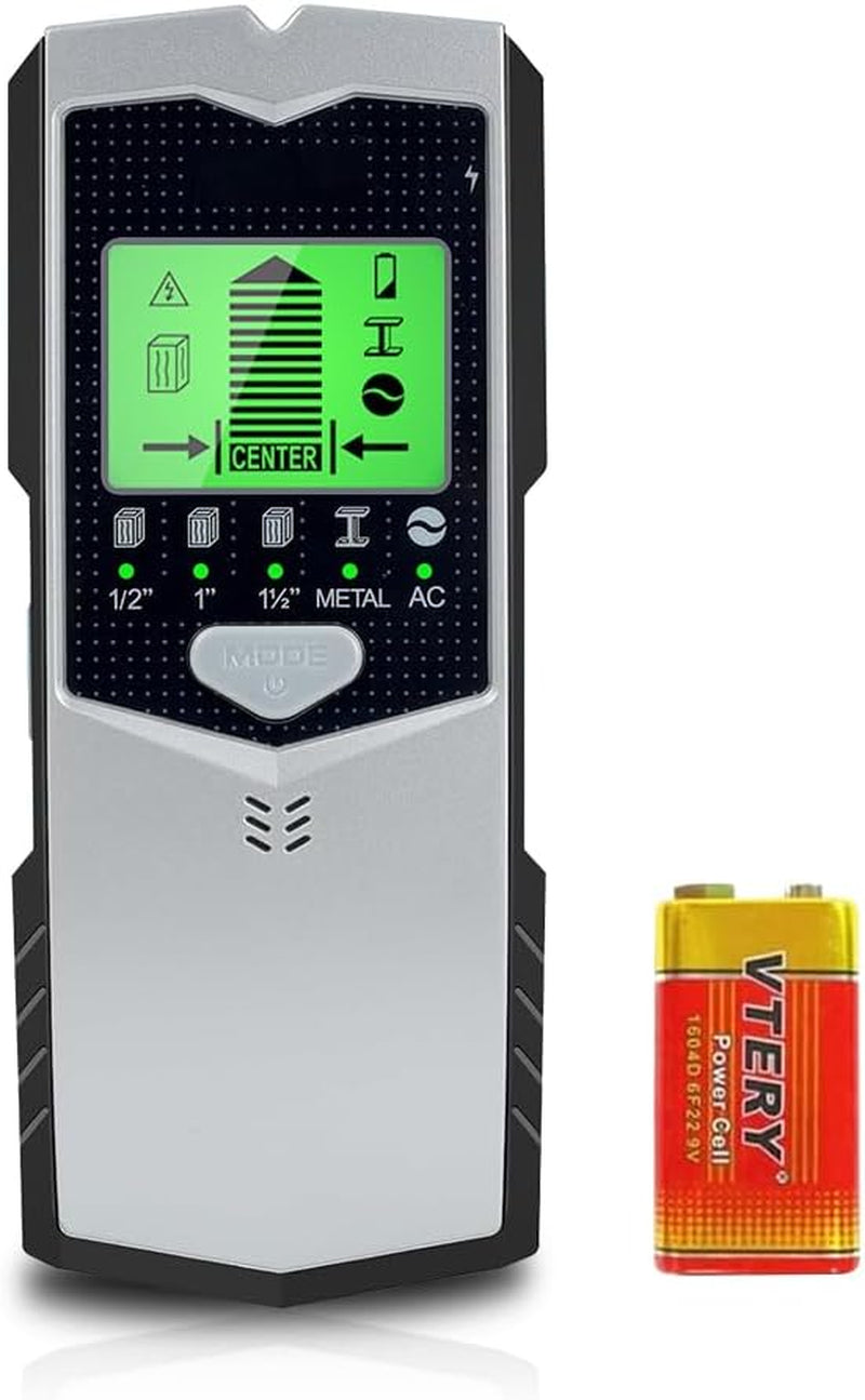 5-in-1 Digital Stud Finder & Wall Scanner – Wood, Metal & AC Detection