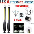 2-Pack Rechargeable Magnetic LED Work Lights – USB Cordless